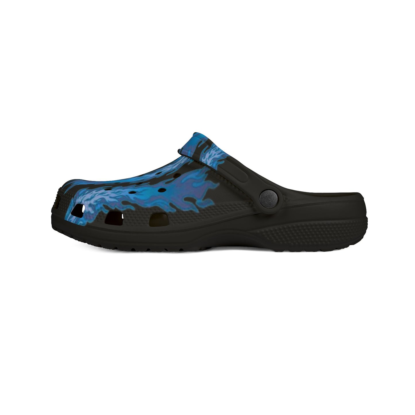 Flame Pattern EVA Foam Clogs - Stylish Comfort for Summer Adventures