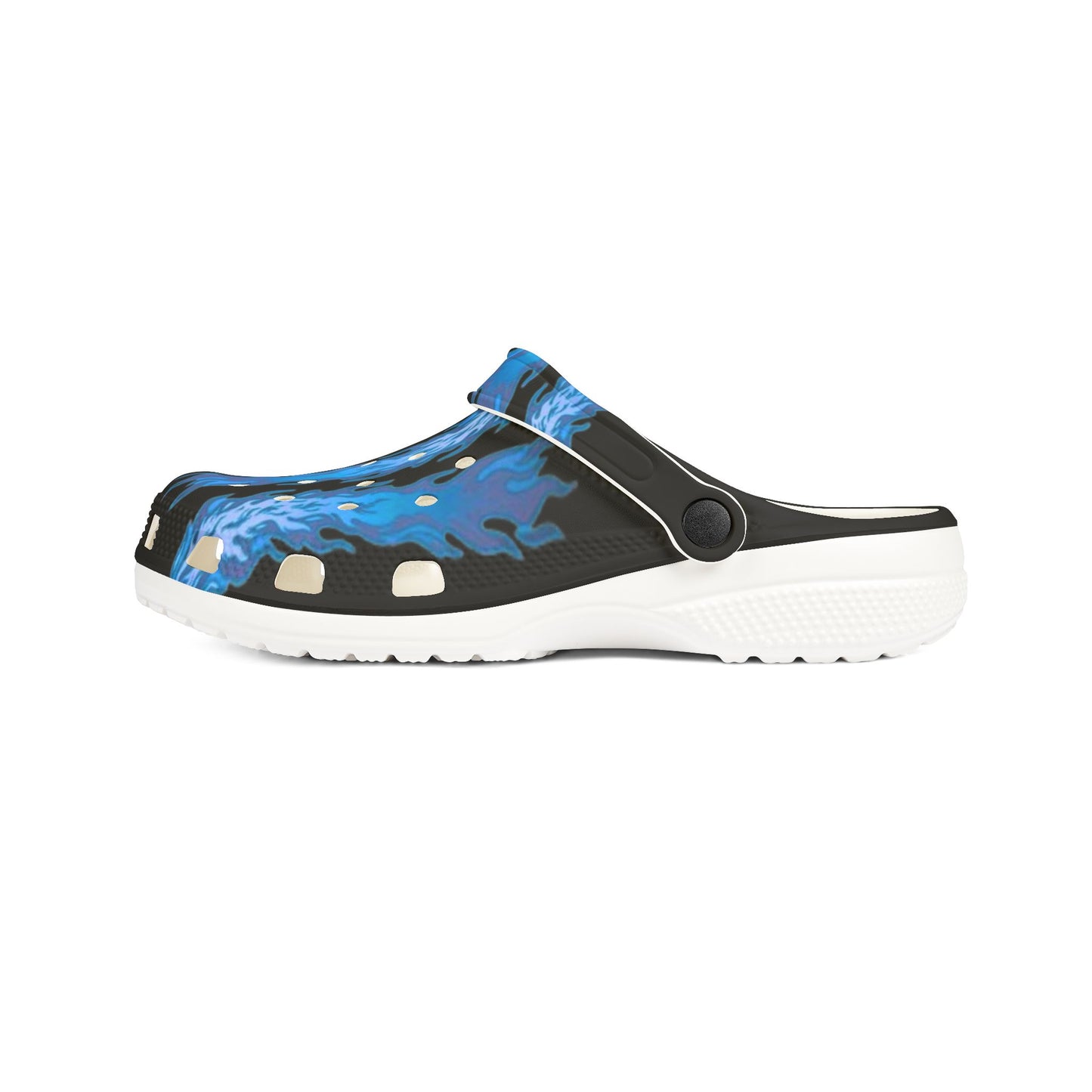 Flame Pattern EVA Foam Clogs - Stylish Comfort for Summer Adventures